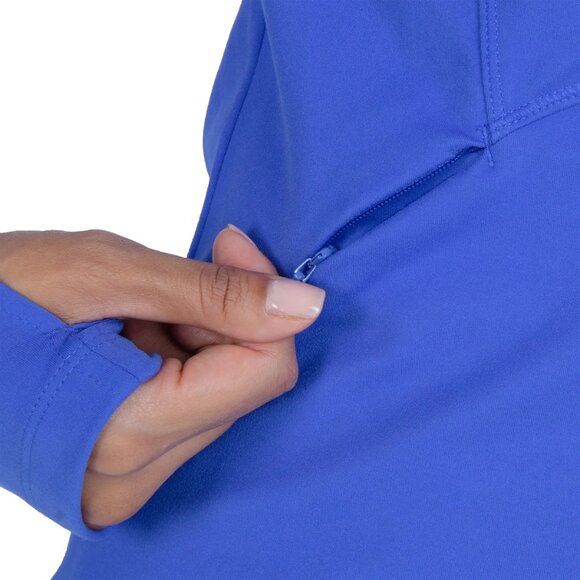 Spyder Women's Yoga Active Full Zip Jacket Blue, Size Large (New) - Picture 12 of 12